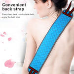 Double Sided Brush Back Exfoliating Bath Towel Strap Bathroom Tool, Random Color Delivery, Double Sided Brush Back Towel Strap