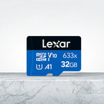 Lexar 633x การ์ดหน่วยความจำ TF โทรศัพท์มือถือความเร็วสูง 32GB สำหรับกล้องบันทึกภาพ, 32GB