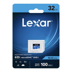 Lexar 633x การ์ดหน่วยความจำ TF โทรศัพท์มือถือความเร็วสูง 32GB สำหรับกล้องบันทึกภาพ, 32GB