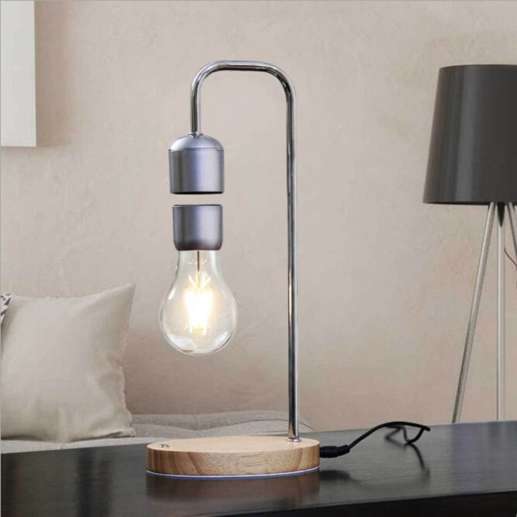 ของเล่นเทคโนโลยีตกแต่งแม่เหล็กลอย 16W โคมไฟลอย LED สำหรับโต๊ะในบ้าน สีดำ