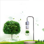 ของเล่นเทคโนโลยีตกแต่งแม่เหล็กลอย 16W โคมไฟลอย LED สำหรับโต๊ะในบ้าน สีดำ