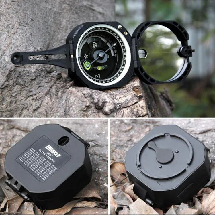 Eyeskey M2-B เข็มทิศสำรวจธรณีวิทยามืออาชีพกลางแจ้ง เครื่องมือเข็มทิศพลิกมัลติฟังก์ชัน, M2-B