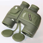 กล้องโทรทรรศน์ Bostron ความละเอียดสูงสำหรับนำทางลอยตัว 10X50 พร้อมเข็มทิศ กันน้ำ วัดระยะ สำหรับมองเห็นในที่แสงน้อย กล้องส่องทางไกลกลางคืน, 10X50