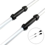 2 PCS Rubber Boat Paddle Connection Tube Universal Connector Boat Accessories for 26-28mm Rod, Rubber Boat Paddle Connection Tube