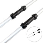 2 PCS Rubber Boat Paddle Connection Tube Universal Connector Boat Accessories for 26-28mm Rod, Rubber Boat Paddle Connection Tube