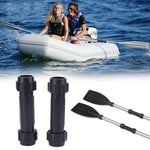 2 PCS Rubber Boat Paddle Connection Tube Universal Connector Boat Accessories for 26-28mm Rod, Rubber Boat Paddle Connection Tube
