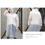 เสื้อกันฝน PEVA แบบใช้ครั้งเดียวทิ้ง ใส่กลางแจ้ง สำหรับเดินป่า เสื้อกันฝนสยาม
