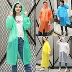 เสื้อกันฝน PEVA แบบใช้ครั้งเดียวทิ้ง ใส่กลางแจ้ง สำหรับเดินป่า เสื้อกันฝนสยาม