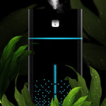 เครื่องเพิ่มความชื้นอัลตราโซนิก USB พร้อมเครื่องกระจายกลิ่นน้ำมันหอมระเหย LED ไฟกลางคืน พ่นละอองน้ำ 1000 มล.