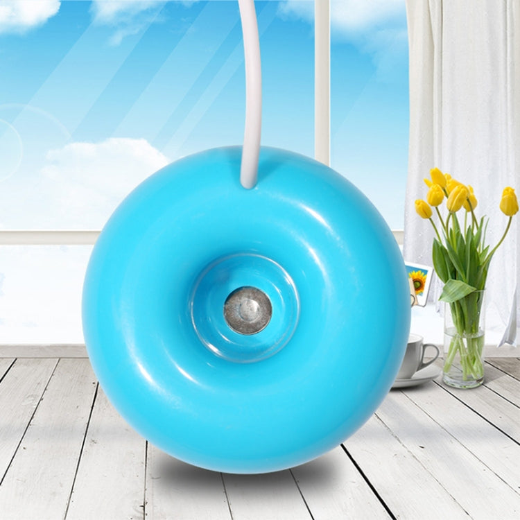 เครื่องเพิ่มความชื้นอากาศ USB รูปโดนัท พร้อมเครื่องกระจายกลิ่น, สีโดนัทน้ำเงิน, สีโดนัทชมพู, สีโดนัทขาว