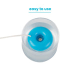 เครื่องเพิ่มความชื้นอากาศ USB รูปโดนัท พร้อมเครื่องกระจายกลิ่น, สีโดนัทน้ำเงิน, สีโดนัทชมพู, สีโดนัทขาว