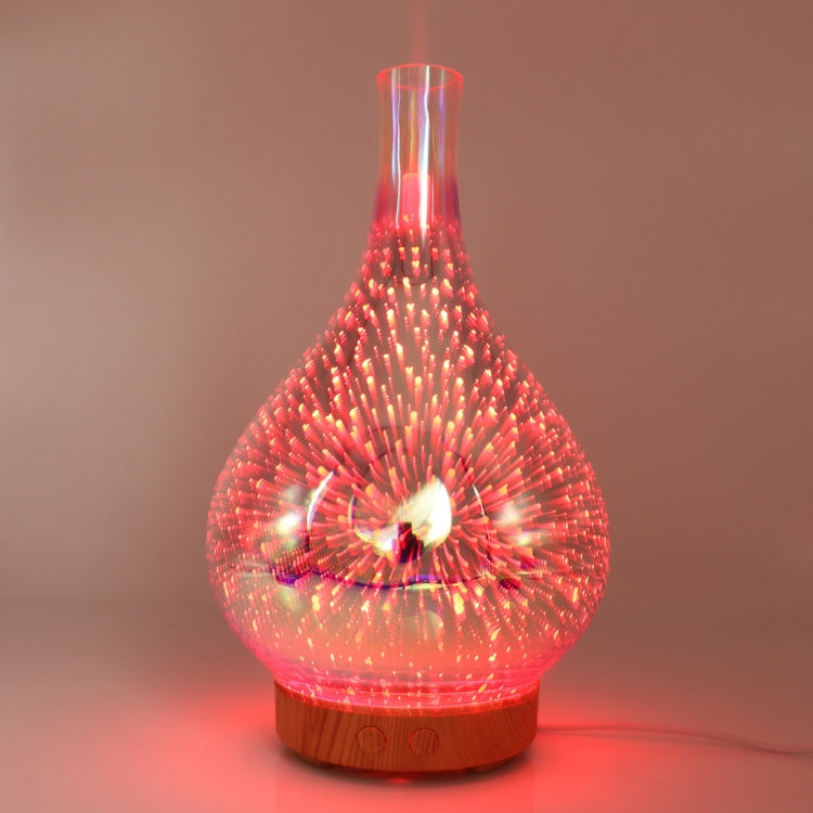 STB-XB10 เครื่องเพิ่มความชื้นอากาศ LED 3D ดอกไม้ไฟ 7 สี พร้อมเครื่องกระจายกลิ่นน้ำมันหอมระเหย, ปลั๊ก US, ปลั๊ก EU, ปลั๊ก UK, ปลั๊ก AU