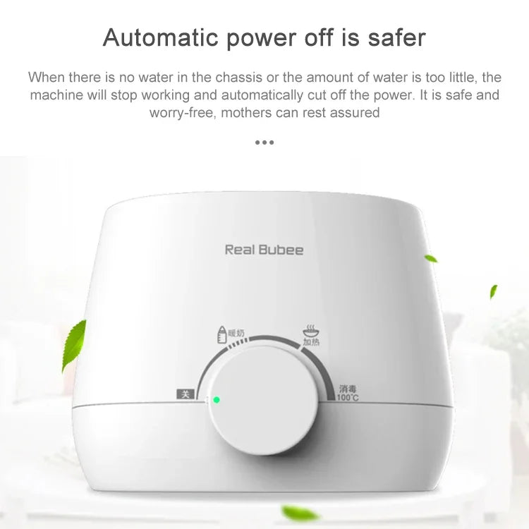 เครื่องนึ่งขวดนมเด็กแบบคู่สำหรับให้อาหารเด็ก เครื่องอุ่นนมไฟฟ้า 220V, เครื่องอุ่นนม