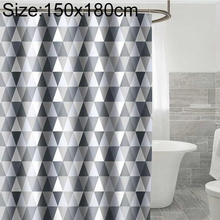 Curtains for Bathroom Waterproof Polyester Fabric Moldproof Bath Curtain, 80x180cm, 80x200cm, 100x180cm, 100x200cm, 120x180cm, 120x200cm, 150x180cm, 150x200cm, 180x180cm, 180x200cm, 200x180cm, 200x200cm, 220x200cm, 240x200cm, 260x200cm, 280x200cm      ...
