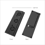 DOBE TYX-1768 ฐานตั้งแนวตั้งระบายความร้อนพร้อมพัดลมสำหรับเครื่องเล่นเกม Xbox One X, TYX-1768