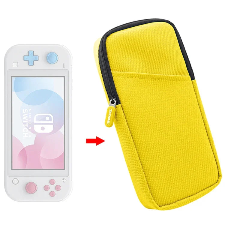 กระเป๋าผ้านุ่มไนลอนซิปสำหรับเก็บเครื่องเล่น Mini Host Switch Lite