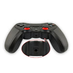 จอยเกมไร้สายเคลือบยาง บลูทูธ สำหรับเครื่อง PS4