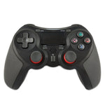 จอยเกมไร้สายเคลือบยาง บลูทูธ สำหรับเครื่อง PS4