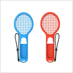 ด้ามจับเทนนิส BODE ซ้ายและขวาขนาดเล็ก จับเกม NS สำหรับ Switch, ไม้เทนนิส (สีแดงและน้ำเงิน)
