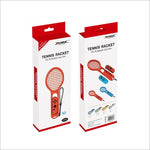 ด้ามจับเทนนิส BODE ซ้ายและขวาขนาดเล็ก จับเกม NS สำหรับ Switch, ไม้เทนนิส (สีแดงและน้ำเงิน)