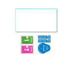 ถุงเก็บของสำหรับเครื่อง iplay พร้อมฟิล์มกันรอย + ฝาครอบจอย + เคสป้องกัน 7-in-1 ชุดถุงนุ่ม สำหรับ Switch Lite