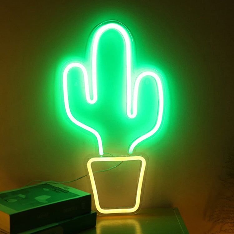 ไฟนีออนแผงหลังอะคริลิกใส LED สำหรับตกแต่งวันหยุด รูปกระบองเพชร รัก ไอศกรีมกล้วย