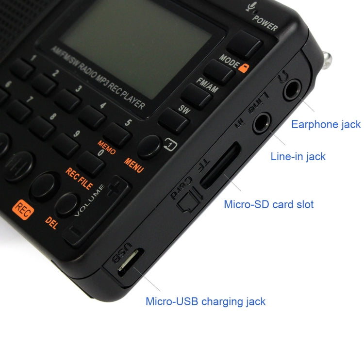 เครื่องเล่น MP3 วิทยุพกพา Retekess V-115 คลื่นเต็ม FM AM รุ่น V-115