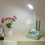 โคมไฟตั้งโต๊ะ LED ปกป้องสายตานักเรียน ชาร์จ USB สัมผัสได้ ใช้งานได้หลายฟังก์ชัน พร้อมพัดลมและไม่มีพัดลม
