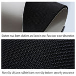พรมห้องน้ำซับน้ำแห้งเร็วกันลื่น ขนาด 60 x 40 ซม. Diatom Ma