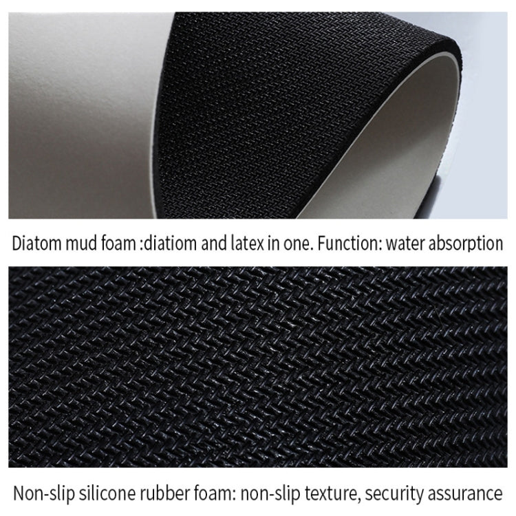พรมห้องน้ำซับน้ำแห้งเร็วกันลื่น ขนาด 60 x 40 ซม. Diatom Ma