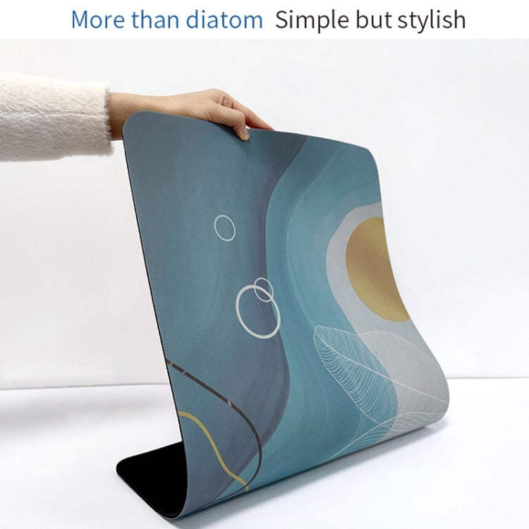 พรมห้องน้ำซับน้ำแห้งเร็วกันลื่น ขนาด 60 x 40 ซม. Diatom Ma