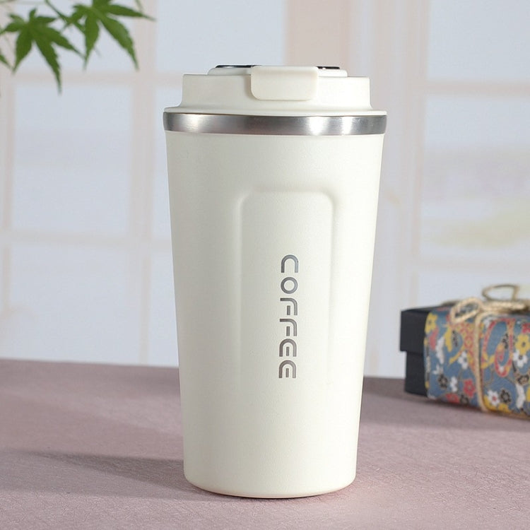 แก้วกาแฟเทอร์โมรถยนต์สแตนเลส 304 รุ่นสมาร์ท ขนาด 380 มล. สีขาว, สีดำ, สีเขียว, สีน้ำเงิน, สีชมพู และขนาด 510 มล. สีขาว, สีดำ, สีเขียว, สีน้ำเงิน, สีชมพู