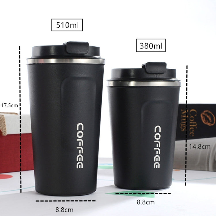 แก้วกาแฟเทอร์โมรถยนต์สแตนเลส 304 รุ่นสมาร์ท ขนาด 380 มล. สีขาว, สีดำ, สีเขียว, สีน้ำเงิน, สีชมพู และขนาด 510 มล. สีขาว, สีดำ, สีเขียว, สีน้ำเงิน, สีชมพู