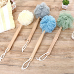 Long Handle Hanging Soft Mesh Body Shower Brush