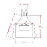 Barista Hairdresser Apron Florist Restaurant Bar Work Clothes, One Size
