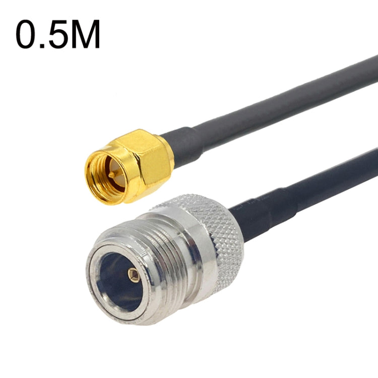 สายอะแดปเตอร์ SMA ตัวผู้เป็น N ตัวเมีย RG58 Coaxial, SMA ตัวผู้เป็น N ตัวเมีย 0.5ม., SMA ตัวผู้เป็น N ตัวเมีย 1ม., SMA ตัวผู้เป็น N ตัวเมีย 1.5ม., SMA ตัวผู้เป็น N ตัวเมีย 3ม., SMA ตัวผู้เป็น N ตัวเมีย 5ม., SMA ตัวผู้เป็น N ตัวเมีย 10ม.