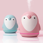 เครื่องเพิ่มความชื้นอโรม่า 220 มล. รูปเพนกวินน่ารัก เครื่องกระจายกลิ่น USB สำหรับบ้าน สำนักงาน รถยนต์ เครื่องทำหมอก เครื่องฟอกอากาศ