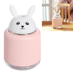 เครื่องเพิ่มความชื้นสำหรับสัตว์เลี้ยงแบบมีไฟ USB โคมไฟข้างเตียงในบ้าน ไฟกลางคืนเงียบ ประหยัดพลังงาน