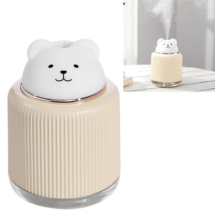 เครื่องเพิ่มความชื้นสำหรับสัตว์เลี้ยงแบบมีไฟ USB โคมไฟข้างเตียงในบ้าน ไฟกลางคืนเงียบ ประหยัดพลังงาน