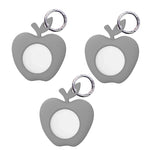3 ชิ้น เคสซิลิโคนสำหรับ AirTag รุ่นที่ 2 / AirTag รุ่นที่ 1 ป้องกันการสูญหาย รุ่น Apple