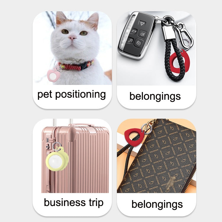3 ชิ้น เคสซิลิโคนสำหรับ AirTag รุ่นที่ 2 / AirTag รุ่นที่ 1 ป้องกันการสูญหาย รุ่น Apple