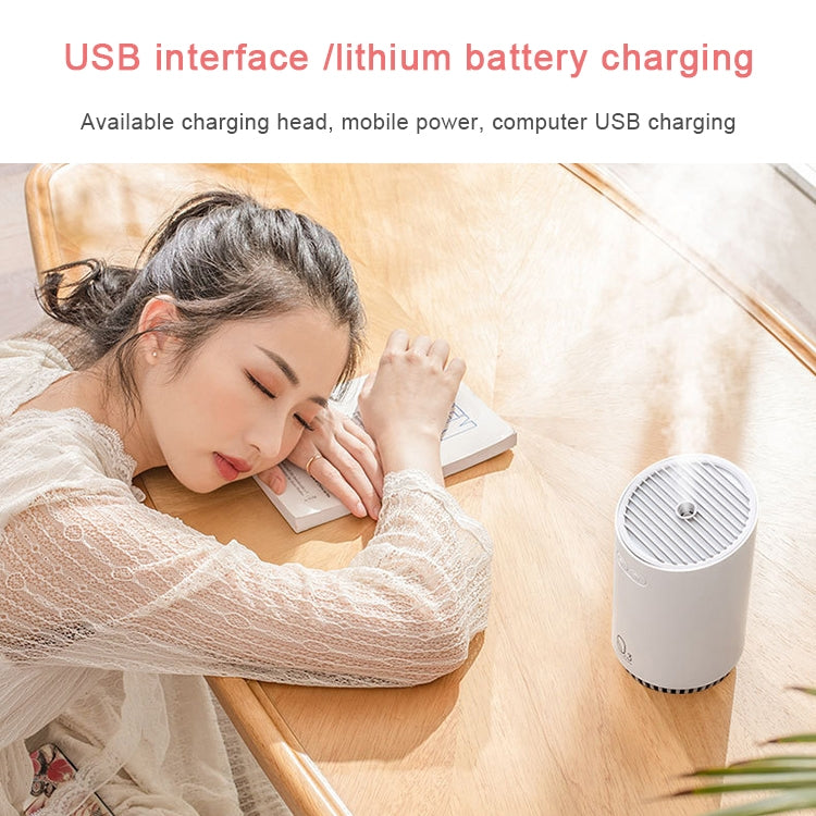 เครื่องเพิ่มความชื้นไร้สาย Q3 ขนาดเล็ก ชาร์จ USB เครื่องฟอกอากาศแบบพกพา