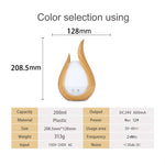 เครื่องเพิ่มความชื้นอัลตราโซนิก 200 มล. เครื่องกระจายกลิ่นน้ำมันหอมระเหย ไฟ LED 7 สี ไฟกลางคืน เครื่องทำหมอกเย็น ปลั๊ก UK, ปลั๊ก EU