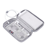 กระเป๋าจัดเก็บสายชาร์จดิจิทัล BUBM USB และสายข้อมูล พร้อมช่องเก็บหูฟังและพาวเวอร์แบงค์ สำหรับเดินทาง