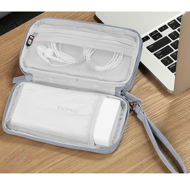 กระเป๋าจัดเก็บสายชาร์จดิจิทัล BUBM USB และสายข้อมูล พร้อมช่องเก็บหูฟังและพาวเวอร์แบงค์ สำหรับเดินทาง