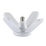 หลอดไฟบ้านพับได้ 60W 5 ใบ 235 LEDs SMD 2835, AC 120-265V, E27 สีขาวเย็น, B22 สีขาวเย็น