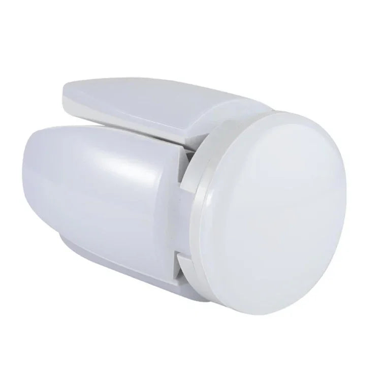 หลอดไฟบ้านพับได้ 60W 5 ใบ 235 LEDs SMD 2835, AC 120-265V, E27 สีขาวเย็น, B22 สีขาวเย็น