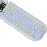 หลอดไฟบ้านพับได้ 60W 5 ใบ 235 LEDs SMD 2835, AC 120-265V, E27 สีขาวเย็น, B22 สีขาวเย็น