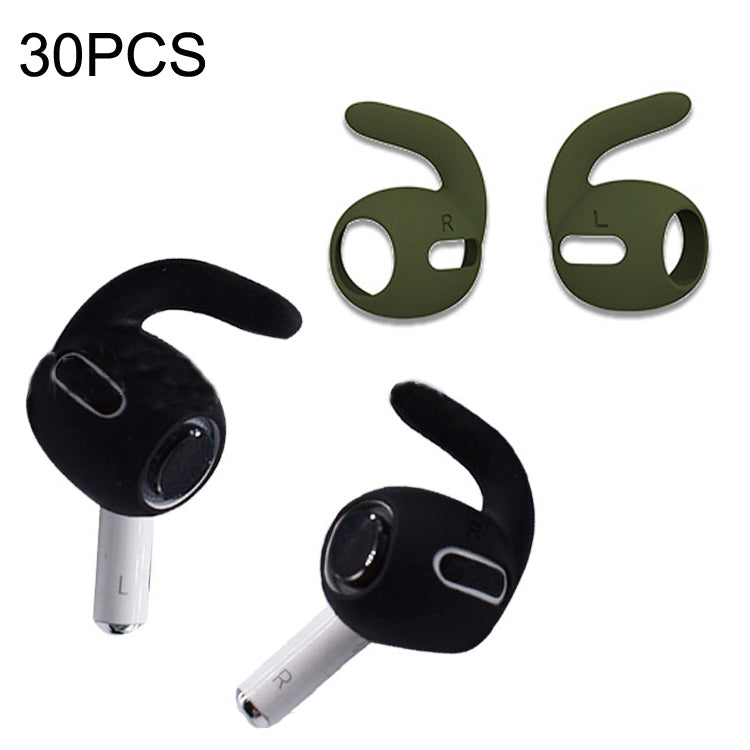 30 ชิ้น ฝาครอบหูฟังบางพิเศษ สำหรับ Apple Airpods Pro พร้อมตะขอเกี่ยวหู