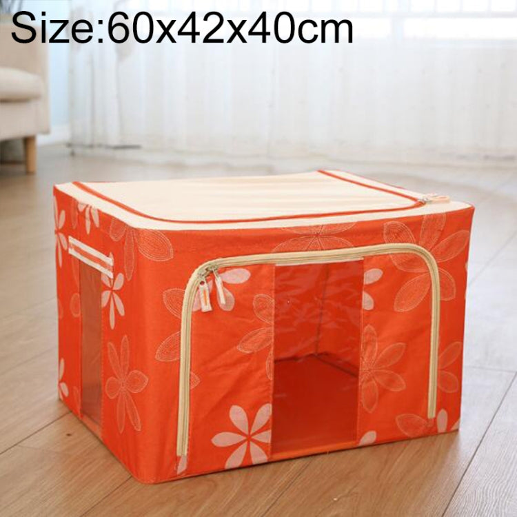 Folding Storage Box Non Woven Fabric With Zipper Moisture-proof Clothes Storage Box, 44L 50x40x22cm, 55L 50x40x28cm, 66L 50x40x33cm, 80L 60x40x32cm, 100L 60x42x40cm, 125L 70x42x40cm